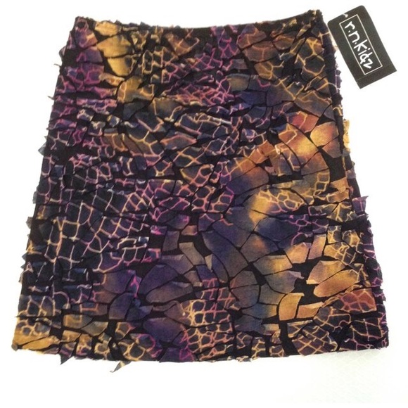 Ronnie Nichole Dresses & Skirts - Ronnie Nicole Purple Crackle Mini Skirt